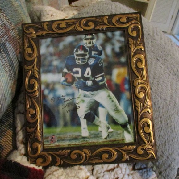 Athlon Sports Ottis Anderson Signed New York Giants 8x10 Photo Custom Framed - Picture 3 of 7